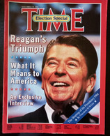 Reagan's Triump, US Election Special TIME Magazine November 19 1984 No 47 - Rajiv Gandhi - George Stubbs - Sonstige & Ohne Zuordnung