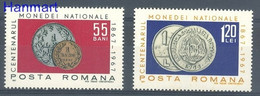 Romania 1967 Mi 2589-2590 MNH  (ZE4 RMN2589-2590) - Monnaies