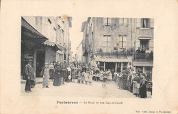 CPA 81 PUYLAURENS LE BAZAR ET RUE CAP DE CASTEL - Puylaurens