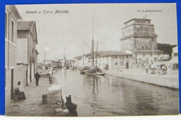 (V) VIAREGGIO - ANIMATA - CANALE E TORRE MATILDE - VIAGGIATA IN BUSTA 1909 - Viareggio