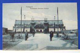 (V) VIAREGGIO - ANIMATA - STABILIMENTO BALNEARE NETTUNO - VIAGGIATA IN BUSTA 1909 - Viareggio