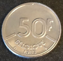 BELGIQUE - BELGIUM - 50 FRANCS 1989 - Légende FR - Baudouin Ier - KM 168 - 50 Francs