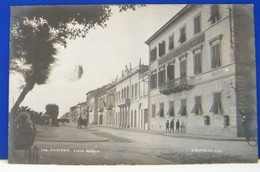(V) VIAREGGIO -  ANIMATA - FOTOGRAFICA - VIALE MANIN  - GRAND HOTEL DE AUSSI - VIAGGIATA 1909 - Viareggio