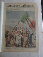 # DOMENICA DEL CORRIERE N 28 / 1934 BAMBINI ALLE COLONIE ESTIVE / PUBBLICITA CAMPARI / MONDINE - Prime Edizioni