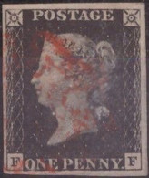 Great  Britain - Gran Bretagna 1840 Regina Vittoria 1p Nero Black Penny UnN°1 (o) - Used Stamps