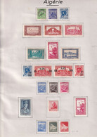 Algérie - Collection Vendue Page Par Page - Neuf * Avec Charnière - TB - Collections, Lots & Series