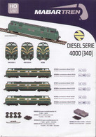 Catalogue MABAR TREN 2018 HO 1/87 Novedades Diesel Serie 4000 Etc. - En Espagnol - Sin Clasificación