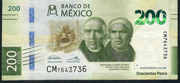 MEXICO NLP (B716c)  200 PESOS  10.6.2019    Serie CM   Signature 12   AVF  NO P.h. - México