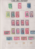 Côte Des Somalis - Collection Vendue Page Par Page - Neuf * Avec Charnière - TB - Unused Stamps