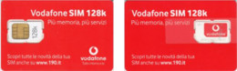 Carte SIM - Italie - Vodafone - 128k Rouge, Www.190.it - Altri & Non Classificati