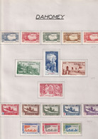Dahomey - Collection Vendue Page Par Page - Neuf * Avec Charnière - TB - Unused Stamps