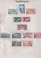 Guadeloupe - Collection Vendue Page Par Page - Neuf * Avec Charnière - TB - Unused Stamps