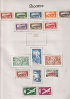 Guyane - Collection Vendue Page Par Page - Neuf * Avec Charnière - TB - Unused Stamps