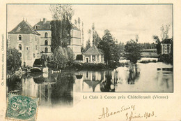 Cenon Sur Vienne , Près Chatellerault * 1903 * Le Clain * Moulin Minoterie - Altri & Non Classificati