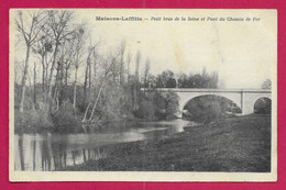 CPA Maisons Laffitte - Petit Bras De La Seine Et Pont Du Chemin De Fer - Maisons-Laffitte