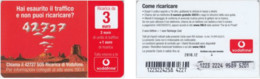 Recharge GSM - Italie - Vodafone - 42727 - S.O.S. Ricarica, Exp. 2010.12 - Other & Unclassified