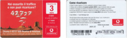 Recharge GSM - Italie - Vodafone - 42727 - S.O.S. Ricarica, Exp. 2011.12 - Altri & Non Classificati