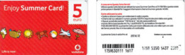 Recharge GSM - Italie - Vodafone - Enjoy Summer Card!, Exp. 31-12-2015 - Autres & Non Classés