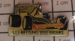 3619 Pin's Pins / Beau Et Rare / THEME : SPORTS / AUTOMOBILE F1 ERIC ANCELVY F3 LES ARTISANS BOULANGERS - Autorennen - F1
