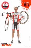 CYCLISME: CYCLISTE : HENDRICK SWEECK - Cyclisme