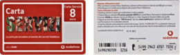 Recharge GSM - Italie - Vodafone - Carta Servizi, Exp. 01 01 2012 - Autres & Non Classés