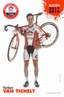 CYCLISME: CYCLISTE : YORBEN VAN TICHELT - Cyclisme