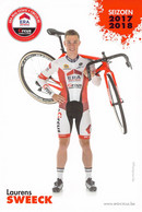 CYCLISME: CYCLISTE : LAURENS SWEECK - Cyclisme