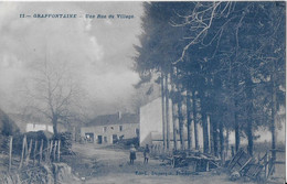 GRAPFONTAINE ..--  RARE Panorama . Une Rue Du Village . - Neufchâteau