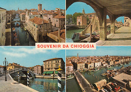 W2739- CHIOGGIA DIFFERENT VIEWS, CANALS, BRIDGES, BOATS, PANORAMA - Chioggia