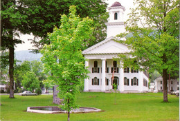 Windham County Courthouse, Newfane, Vermont ,US -built In 1825 - V181 -photo By Aldis Mayer - American Roadside