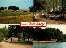 Cardet * Souvenir Camping Caravaning BEAU RIVAGE * Cp 4 Vues - Andere & Zonder Classificatie