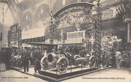 CPA VOITURE ANCIENNE SALON DE L'AUTOMOBILE 1904 ETABLISSEMENTS DELAUNAY BELLEVILLE - Sonstige & Ohne Zuordnung