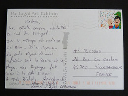 LETTRE PORTUGAL AVEC YT 3667 CARNAVAL DE LOULE - ALGARVE PRAIAS DE ALBUFEIRA - Cartas & Documentos