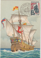 Carte-Maximum FRANCE N° Yvert 1461 (ILE BOURBON) Obl Sp Ill Salon De La Marine (Ed BD 11.99 C) - 1960-69