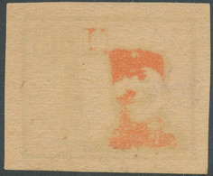 PEOPLES REPUBLIC OF CHINA - CENTRAL CHINA 1948 Mao Zedong 1 $ Orange Imperforated Superb U/M MISSING COLOR ORANGE 80% - Autres & Non Classés