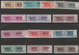 250 - Trieste A  Pacchi Postali 1946-7 - Soprastampati N. 13/25. Cat. € 500,00. SPL MNH - Colis Postaux/concession