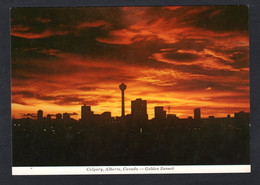Canada - CALGARY - Calgary's Unmistakable Silhouette At Sunset - Golden Sunset( Traveltime N° KS-5361) Coucher De Soleil - Calgary