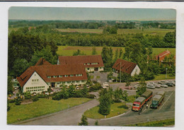 4830 GÜTERSLOH, Autobahn - Raststätte, Luftaufnahme, LKW's - Guetersloh