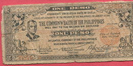 1 Peso 01/26/49   8 Euros - Philippines