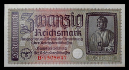 # # # Deutsches Reich (Kreditkassen) 20 Mark UNC # # # - Imperial Debt Administration