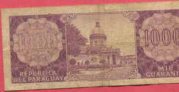 1000 Guaranies  5 Euros - Paraguay