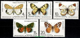 1986 USSR CCCP  Mi 5584-88 MNH/** - Unused Stamps