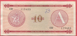 10 Pesos 10 Euros - Cuba