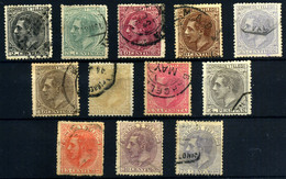 España Nº 200/8, 210/12. Año 1879/82 - Used Stamps