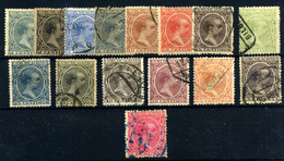 España Nº 213/27. Año 1889/1901 - Used Stamps