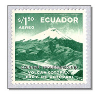 Ecuador 1956 Cotopaxi Volcano 5897m Berge Volcanoes MNH ** - Ecuador