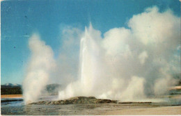CLEPSYDRA GEYSER OF THE FOUNTAIN GROUP - F.P. - STORIA POSTALE - Yellowstone