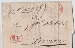 Thurn&Taxis 1838 Letter/ Brief FRANKFURT/M. To LONDON/UK - [1] Prephilately