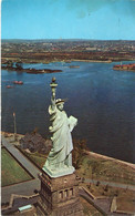 AERIAL VIEW OF THE STATUE OF LIBERTY  - F.P. - STORIA POSTALE - Statue De La Liberté