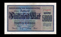 # # # Banknote Bayerische Notenbank 5.000 Mark 1922 # # # - 1 Million Mark